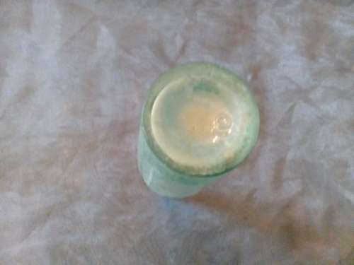LOOK AT THIS BEAUTIFUL OLD GLASS BOTTLE - REAL NICE PIECE!!!!
