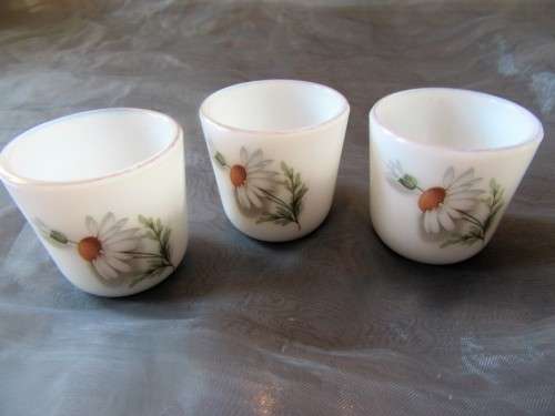 I HAVE 3 TINY EXQUISITE OPALEX GLASS CUPS - SUCH BEAUTIFUL PIECES!!!!