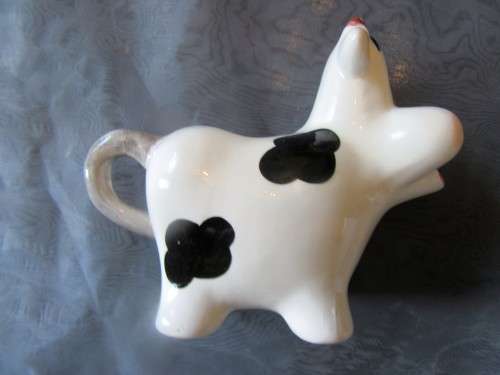 THIS IS A MUST HAVE CUTEST LITTLE COW SHAPED MILK JUG - EXQUISITE PIECE!!!!
