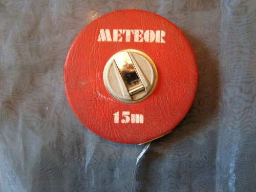 I HAVE A STUNNING VINTAGE METEOR 15M MEASURING TAPE - REAL NICE PIECE!!!!