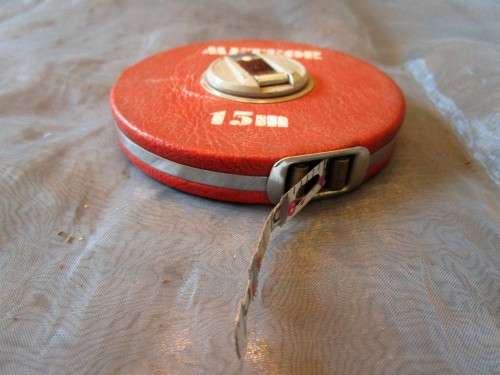 I HAVE A STUNNING VINTAGE METEOR 15M MEASURING TAPE - REAL NICE PIECE!!!!