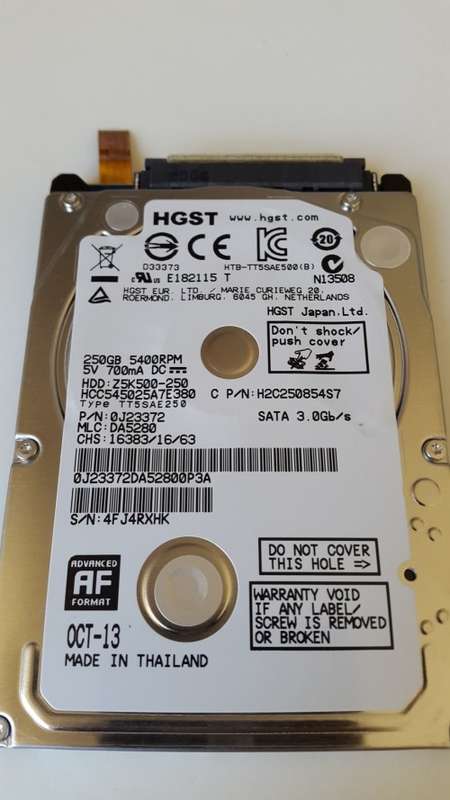 Samsung 250GB SATA HD