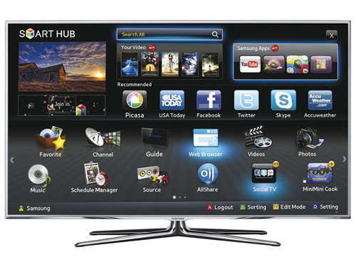 SAMSUNG 55" Full HD Smart 3D LED TV - Series 8