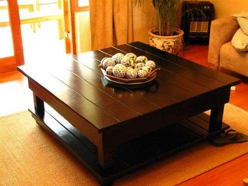 Large Coffee Table Dark Wood