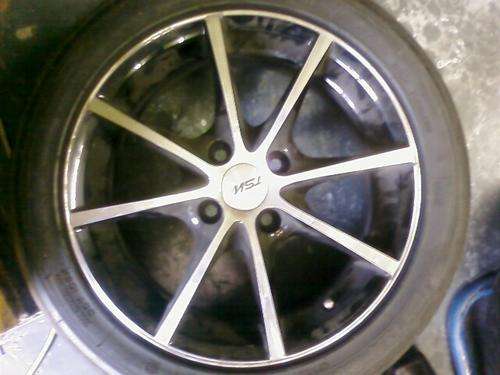 TSW 15" Black ICE x 4 MAG WHEELS OPEL PCD STARTING @ R1.00