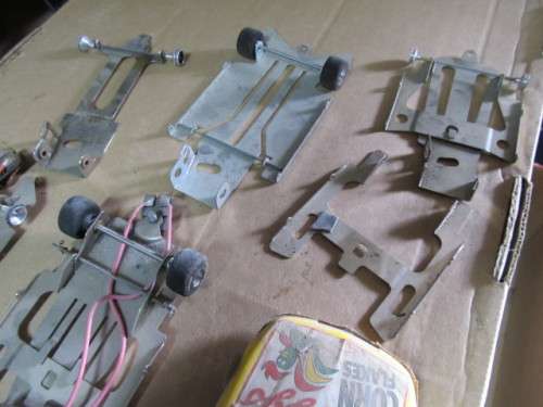slot car chassis and body