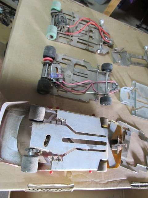 slot car chassis and body