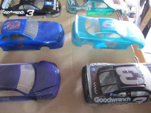slot car chassis and body