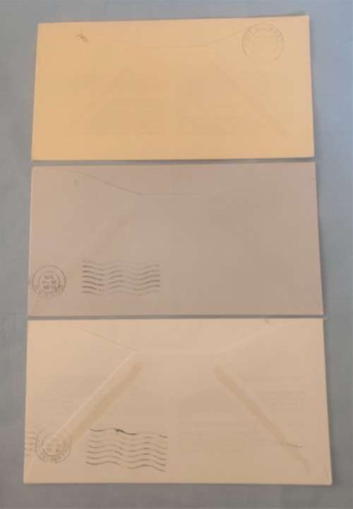 RSA 1979: SAA FLIGHT COVER 29 , 29.1 , 29.2  - 3x COMMEMORATIVE COVERS - 50 YEARS