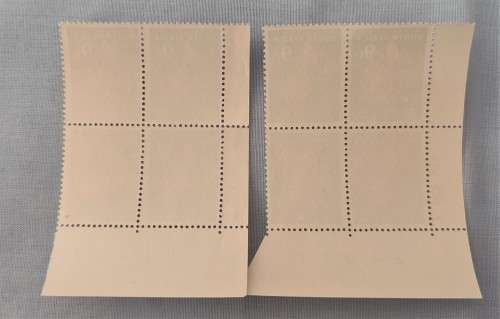 RSA - SACC 332 Control Blocks of 4 - A and B Cylinders - MNH