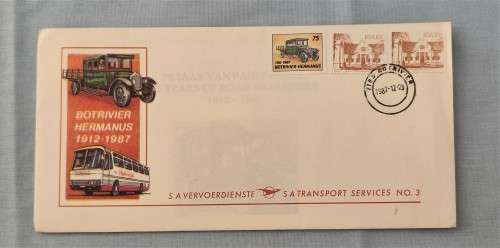 RSA - 1987 - SA Transport Service No3 FDC-