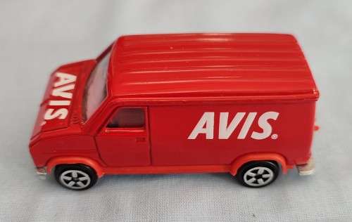 Majorette Die Cast #279 Avis Fourgon Van Red - Uncommon!
