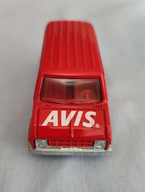Majorette Die Cast #279 Avis Fourgon Van Red - Uncommon!