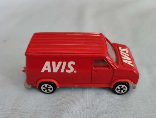 Majorette Die Cast #279 Avis Fourgon Van Red - Uncommon!