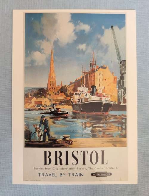 GB -Travel by Train - BRISTOL - Postcard