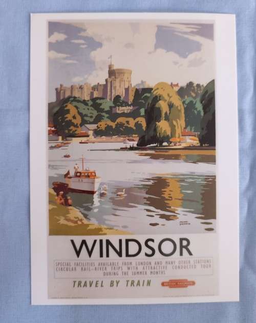 GB -Travel by Train - WINDSOR - Postcard