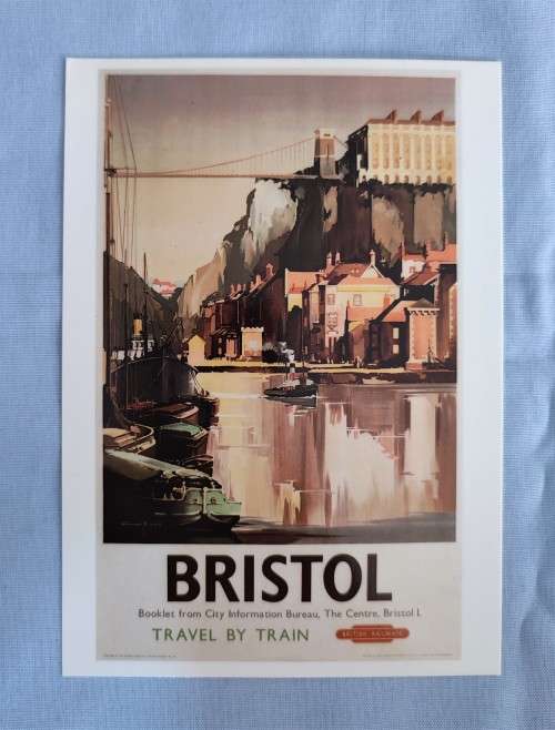 GB -Travel by Train - BRISTOL - Postcard