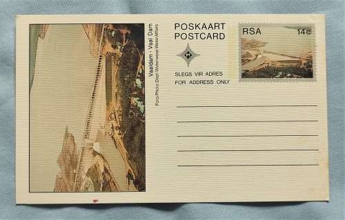 RSA Postcard - Vaaldam
