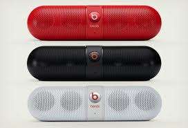 BEATS PILL - BLACK, WHITE & RED
