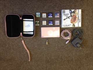 NINTENDO DS LITE (PINK) WITH ACCESSORIES
