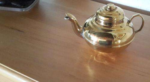 Small brass pot