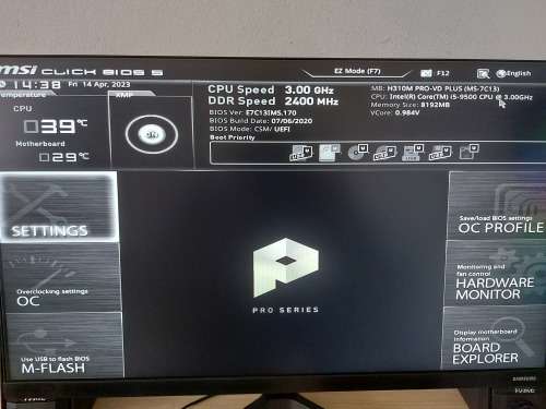 i5 9th gen Gaming pc