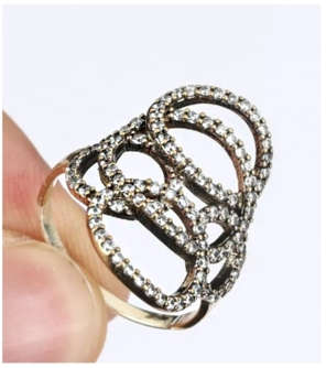 Modern Turkish Ring with Topaz Gemstones