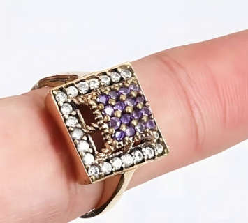 Authentic Turkish Amethyst Ring
