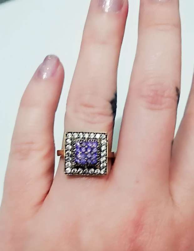Authentic Turkish Amethyst Ring