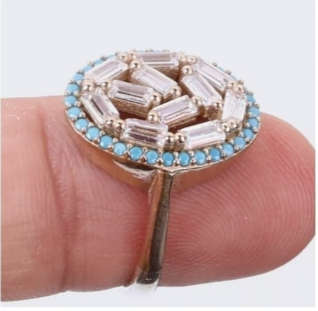 Authentic Turkish Topaz Ring