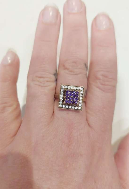 Authentic Turkish Amethyst Ring