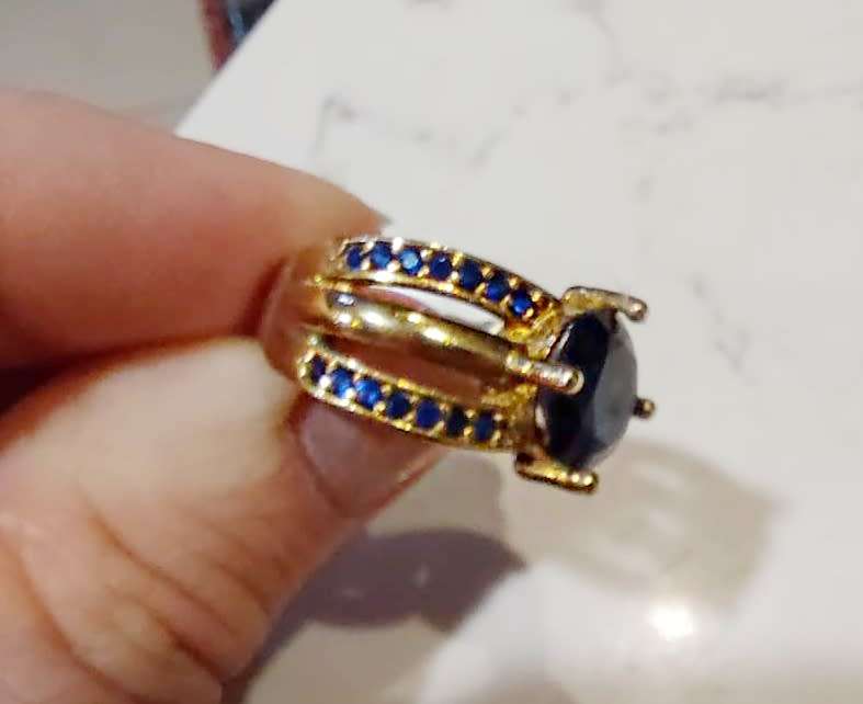 Authentic Turkish Sapphire Ring