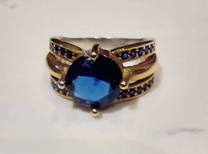 Authentic Turkish Sapphire Ring