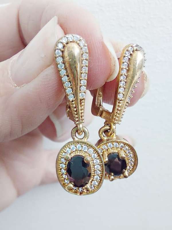 Authentic Turkish Onyx Earrings