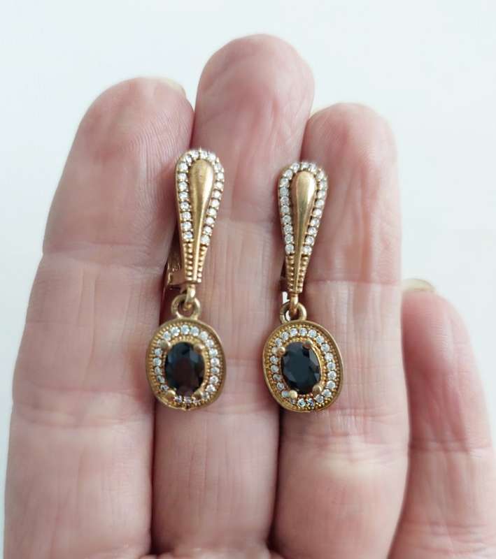 Authentic Turkish Onyx Earrings