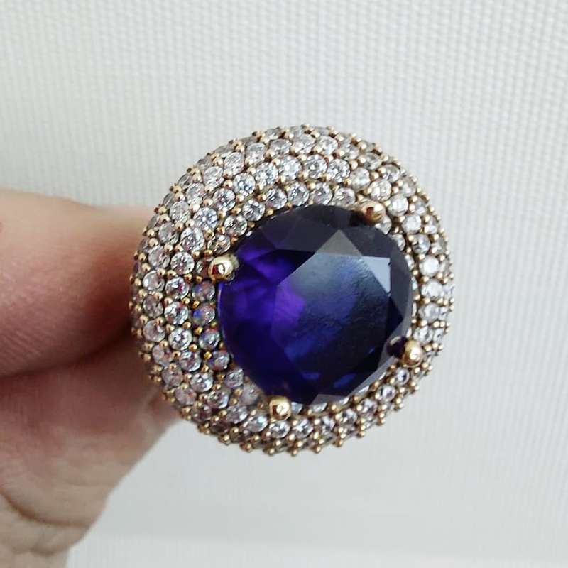 Authentic Turkish Sapphire Ring