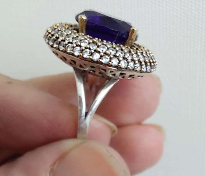 Authentic Turkish Sapphire Ring