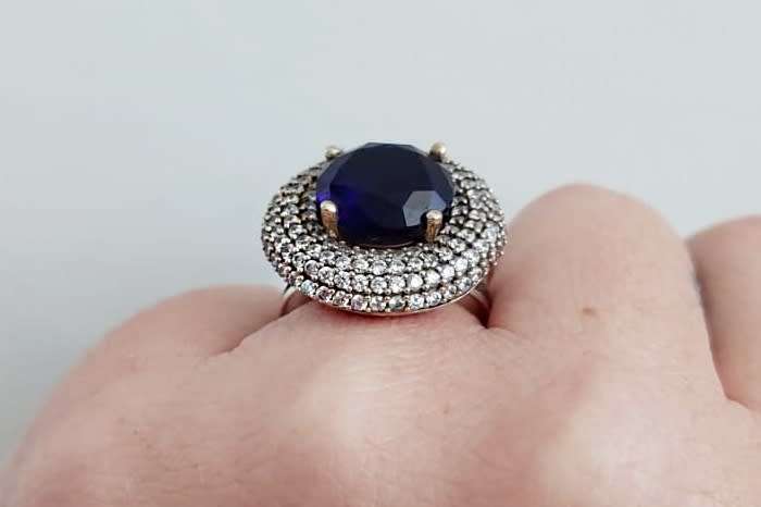 Authentic Turkish Sapphire Ring