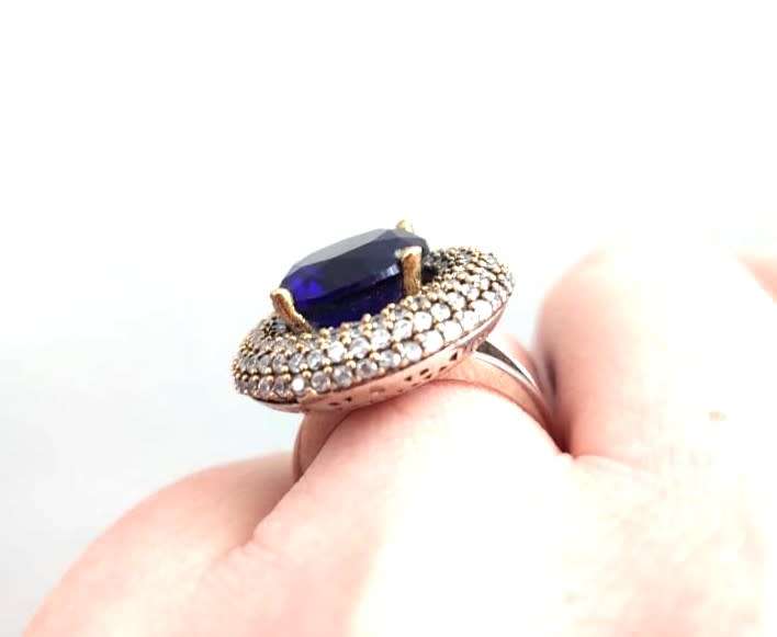 Authentic Turkish Sapphire Ring