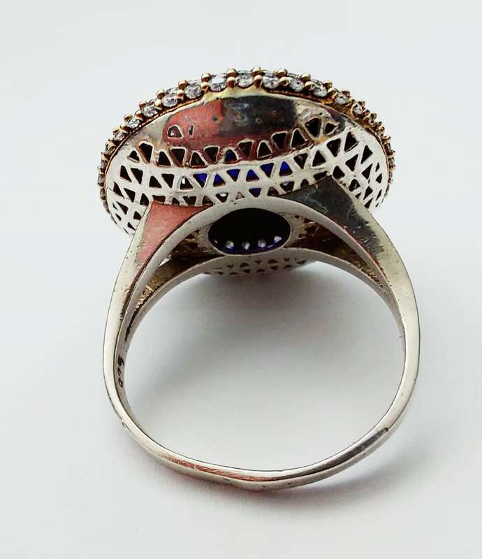 Authentic Turkish Sapphire Ring