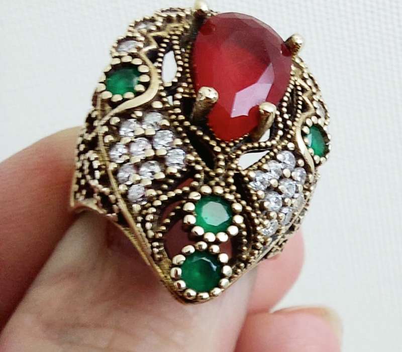 Authentic Turkish Ring Ottoman Style