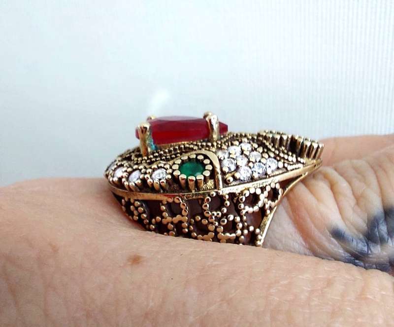 Authentic Turkish Ring Ottoman Style