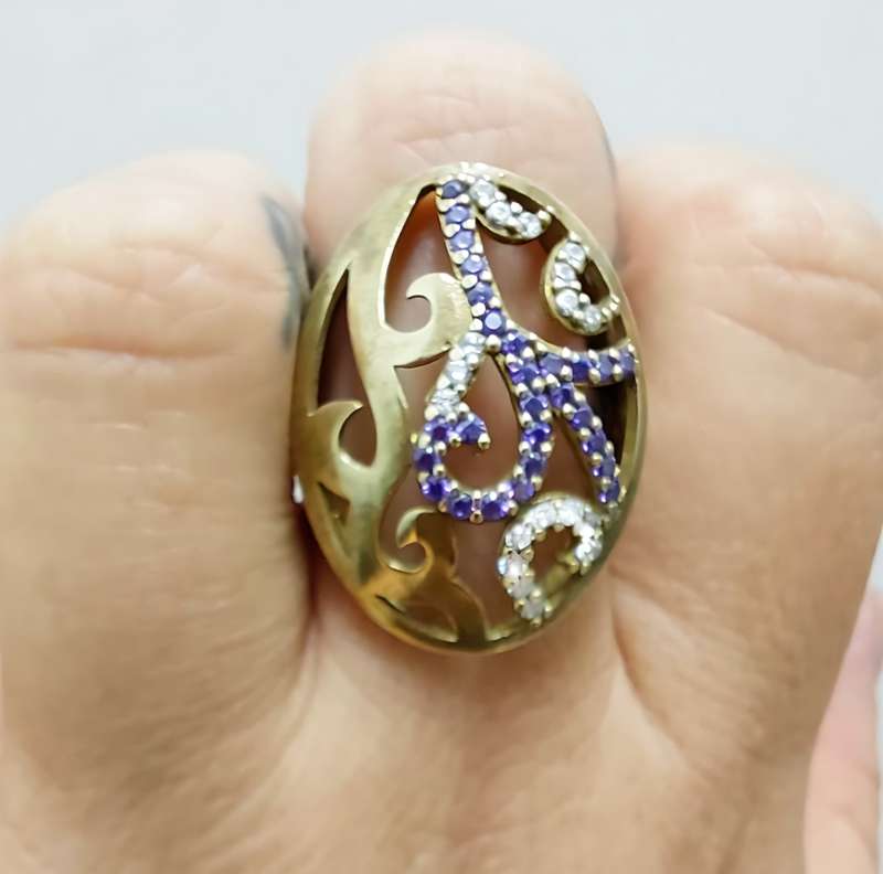Authentic Turkish Amethyst Ring