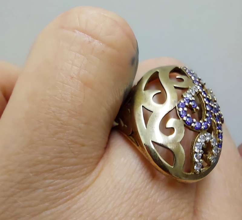 Authentic Turkish Amethyst Ring