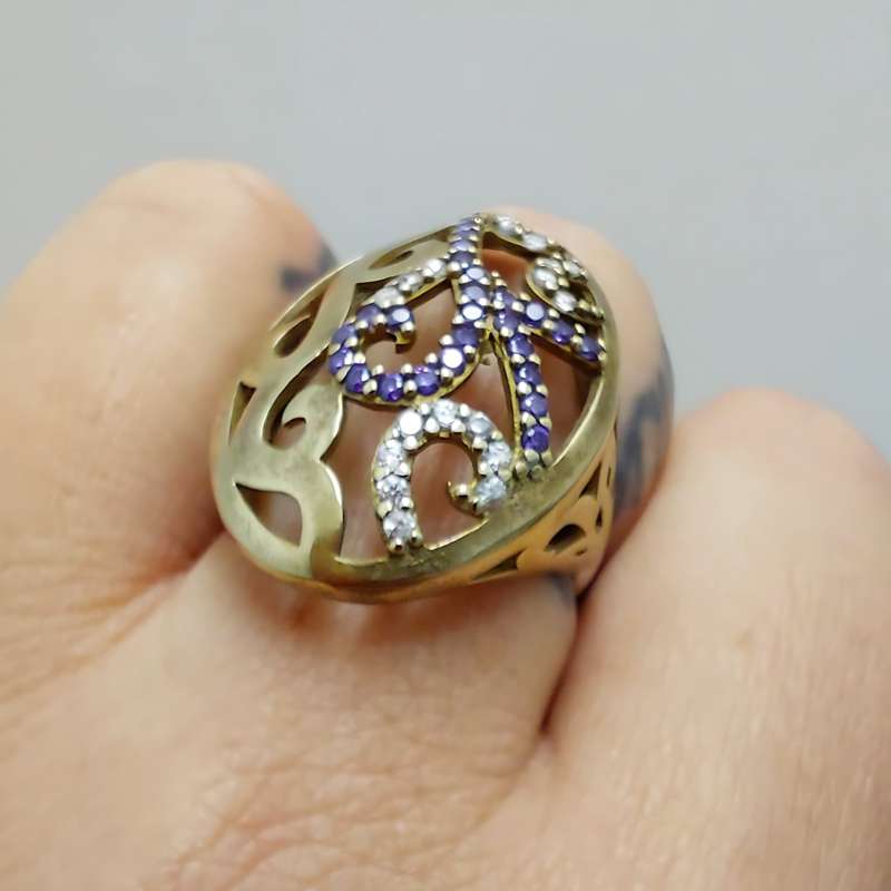 Authentic Turkish Amethyst Ring