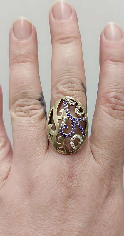 Authentic Turkish Amethyst Ring