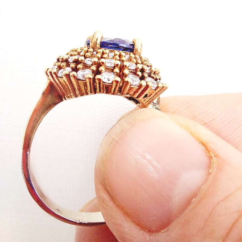 Authentic Turkish Sapphire Ring