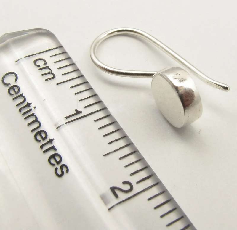 925 Sterling Silver Hook Earring -Circle