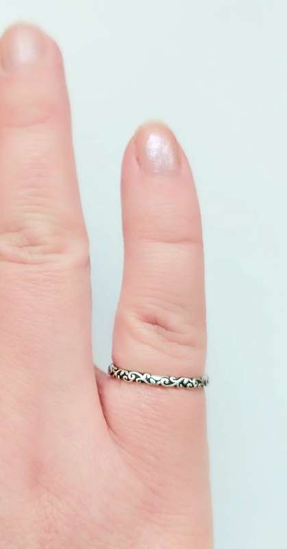 925 Sterling Silver Filigree Ring