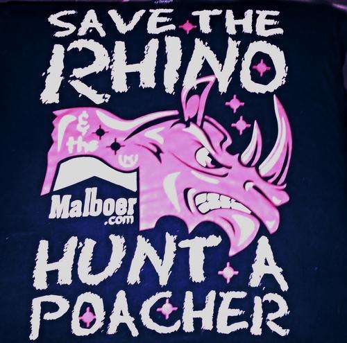 Save the Rino T-Shirt from MALBOER.com